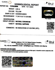 4.03/CT Natural Ceylonese Pukhraj with Govt Lab Certificate-23310